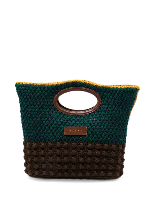 Green bag, front view