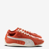 Orange sneakers,front view
