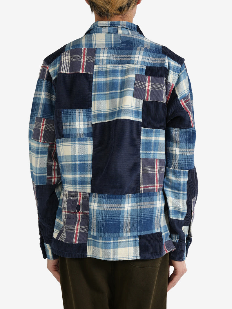 POLO RALPH LAUREN - Men Flannel Patchwork LS Sport Shirt