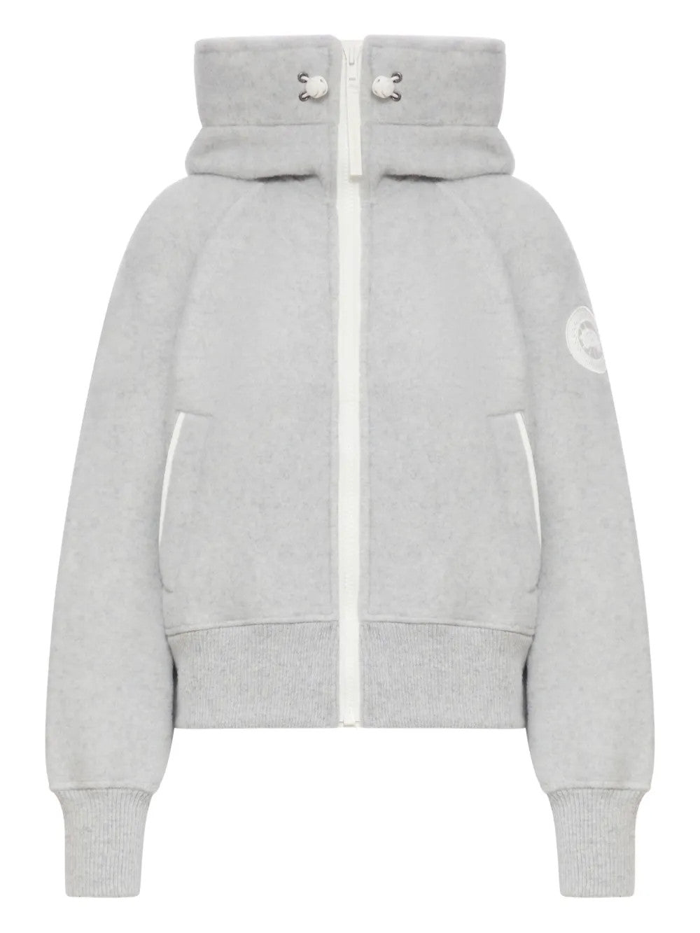 Grey jacket, front view