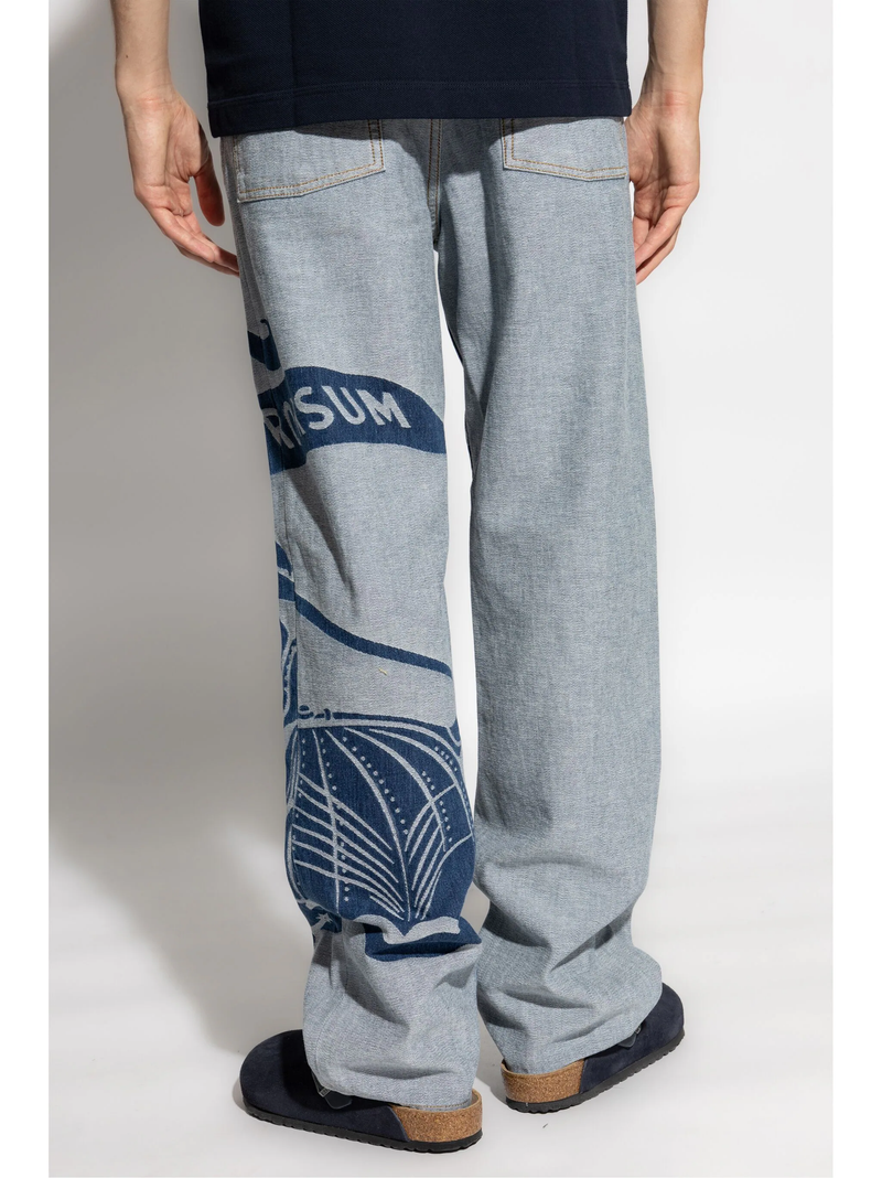 BURBERRY - Men EKD Oversized Denim Trousers