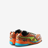 Brown shoes, back view