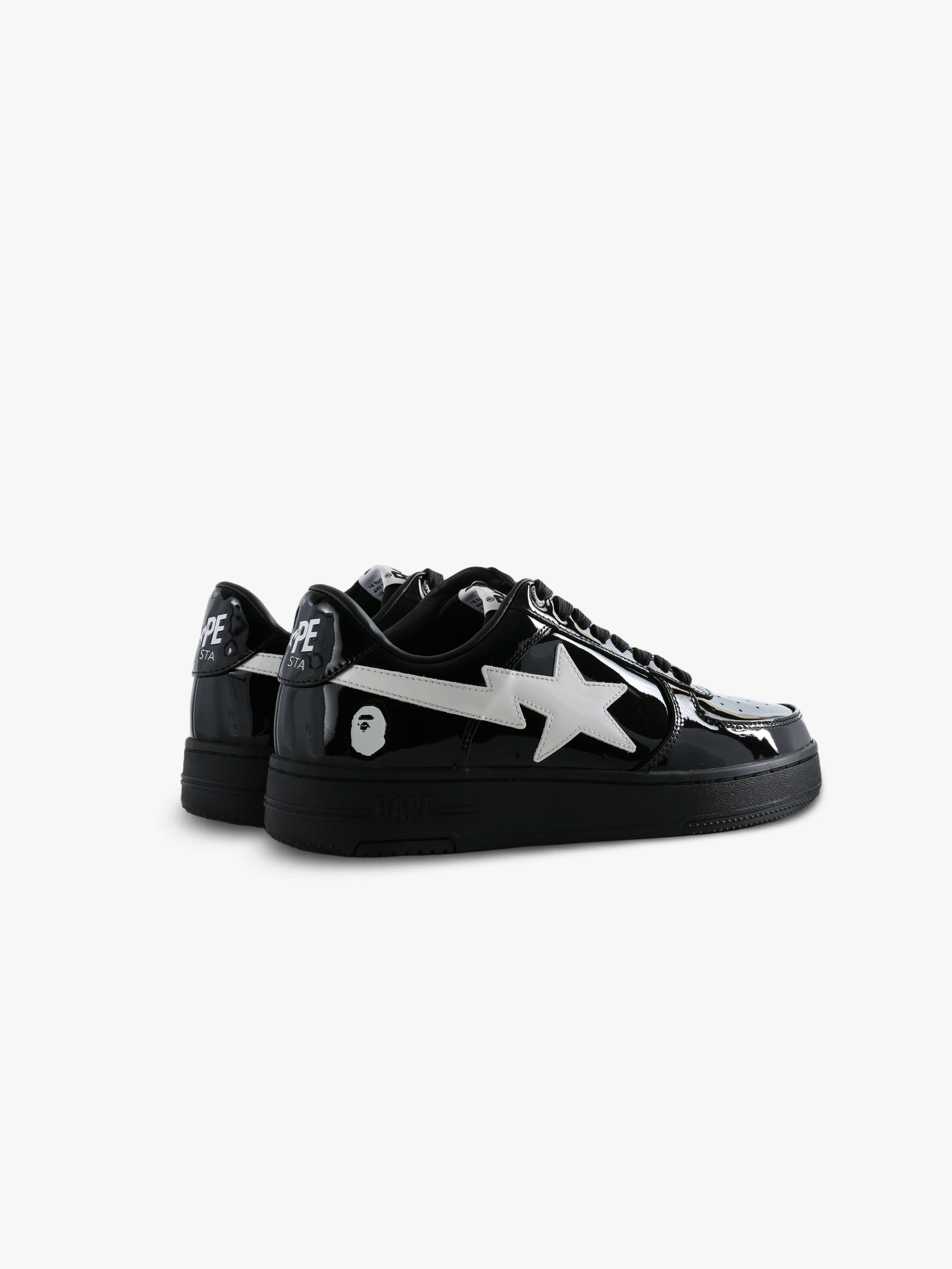 Black shoes, side view