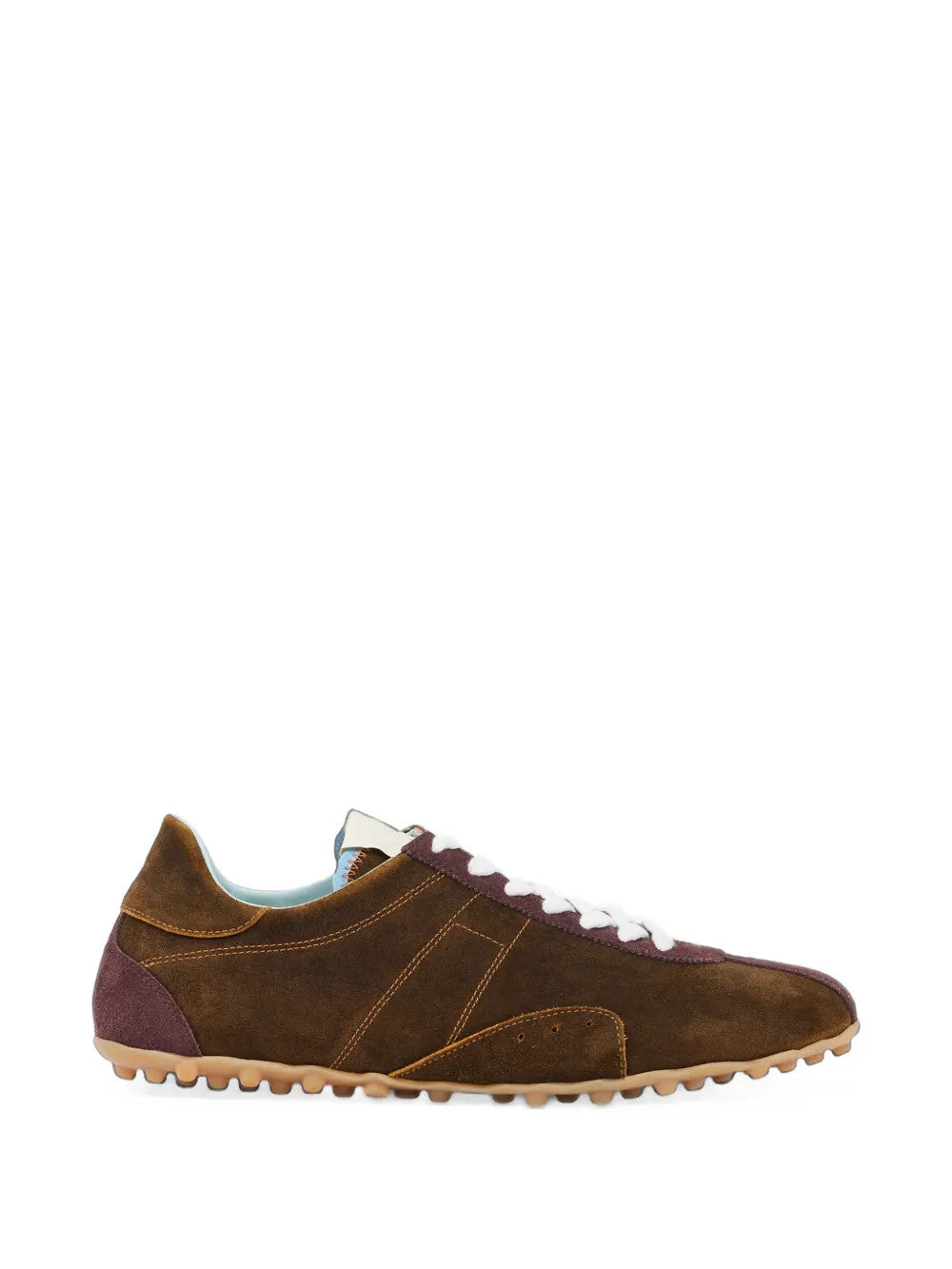 Brown shoes, side view