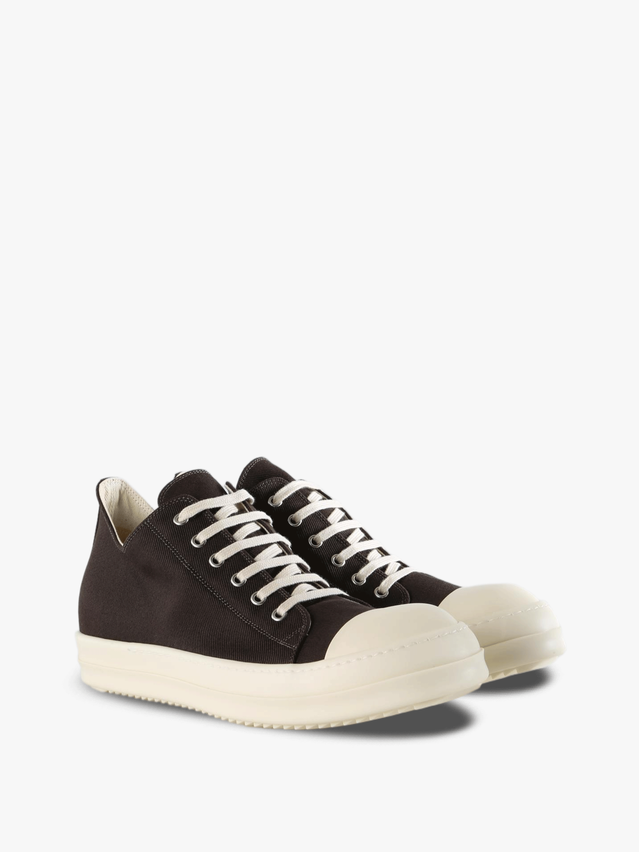 Brown shoes, front view