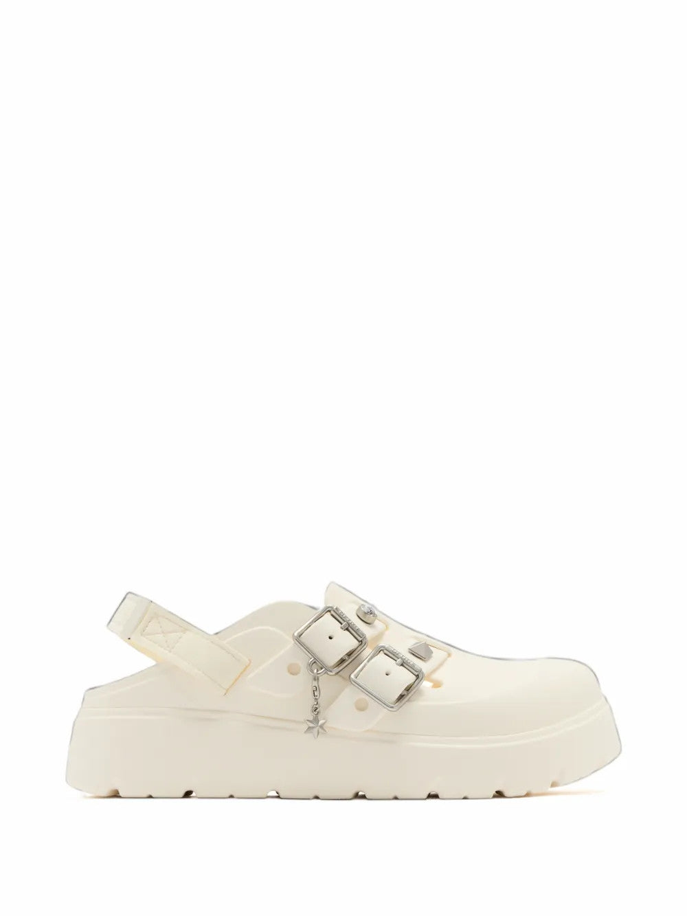White shoes, side view