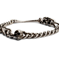 WERKSTATT MUNCHEN - Bracelet Fine Skull M2601 TW