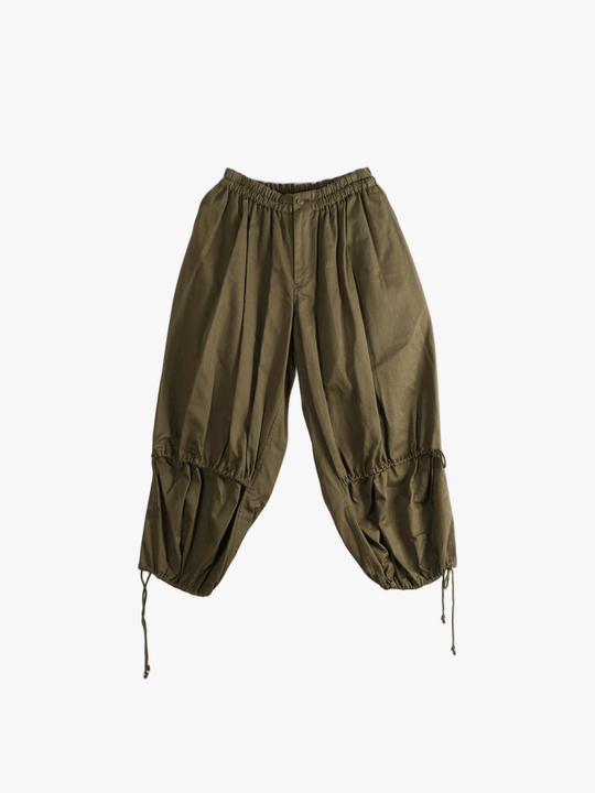 Green pants, front view