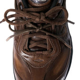 Brown shoes, front view