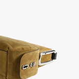 Tan bag, side view