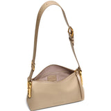 Tan bag, front view