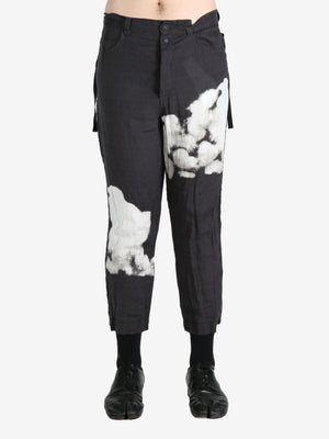 UNDERCOVER - Men Printed Linen Trouser