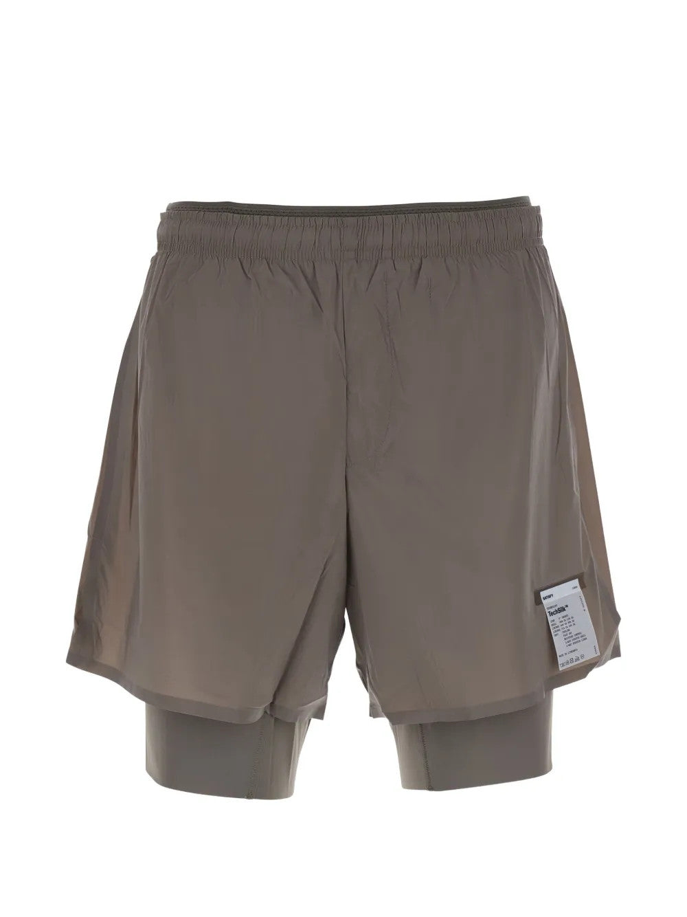 Tan shorts, front view