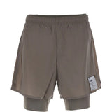 Tan shorts, front view