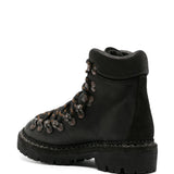 Black boots, front view