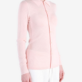 AURALEE - Women High Gauge Soft Cashmere Knit Shirt Cardigan