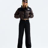 Brown jacket, full body view