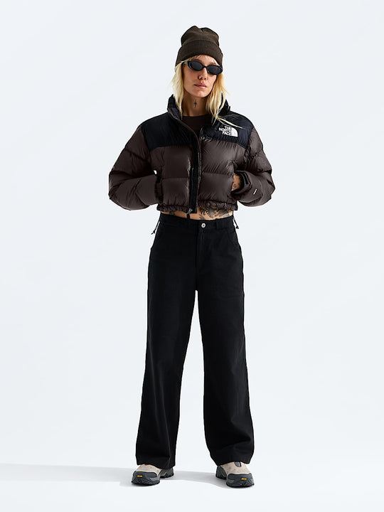 Brown jacket, full body view