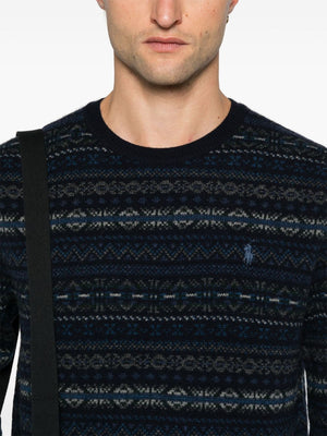 POLO RALPH LAUREN - Men Wool RWS Long Sleeve Pullover