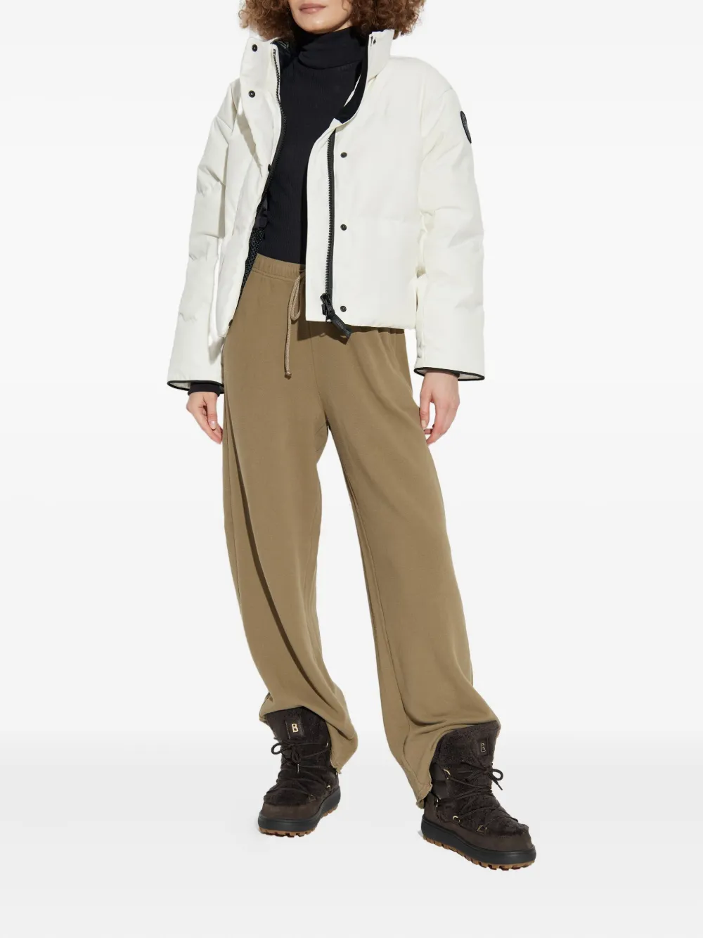 White jacket,full body view