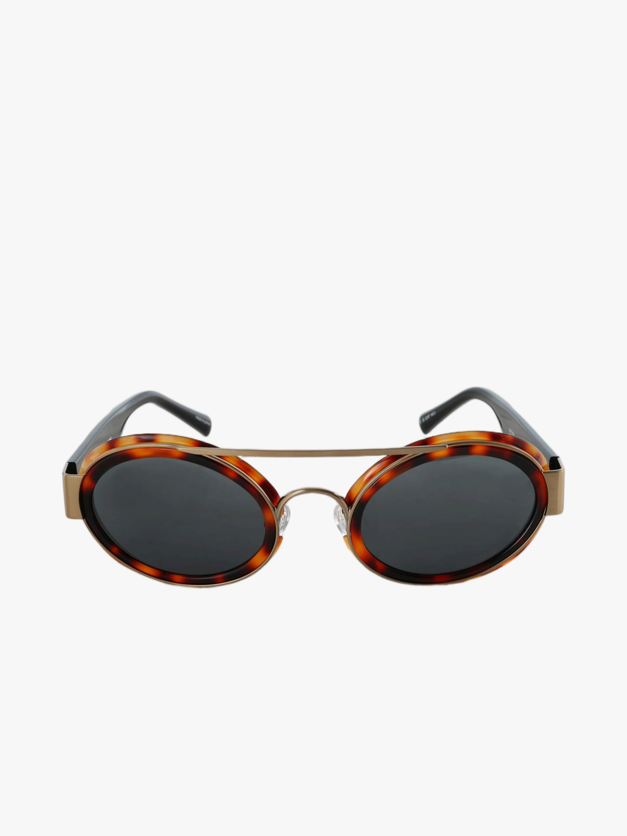 Brown eyewear, front view