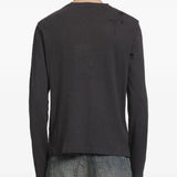 Black knitwear, front view