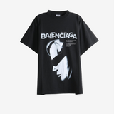Black t-shirt, front view