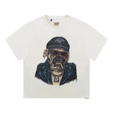 White T-shirts, front view