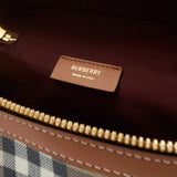 Close up of Tan bag, showing detail