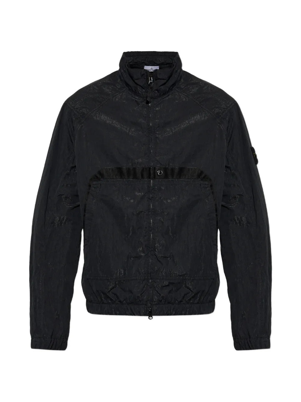Black jacket, front view
