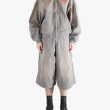 Grey hoodie, full body view