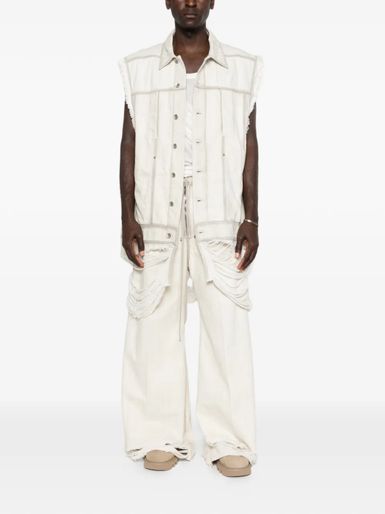 White jacket, full body view