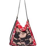 red bags, front view