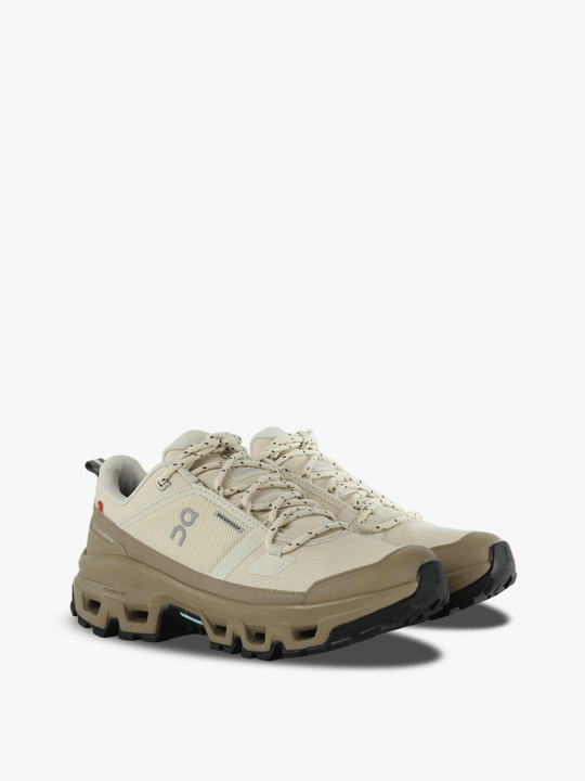 Tan shoes, front view