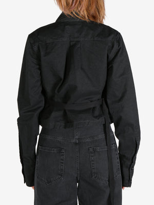 ANN DEMEULEMEESTER - Women Cargo Shirt Jacket