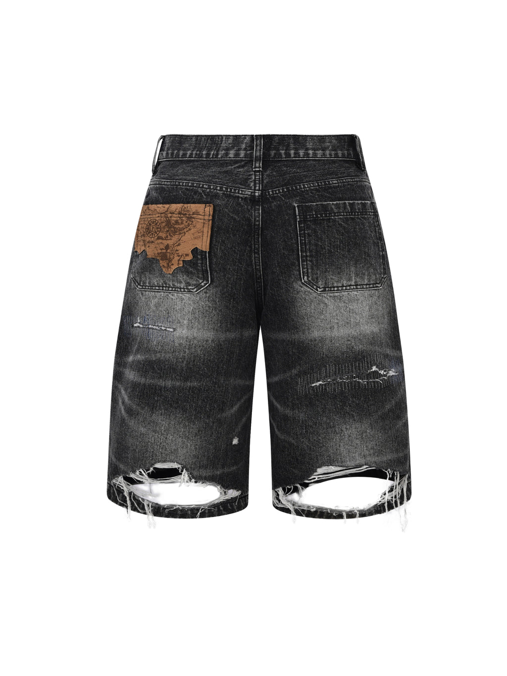 BIRTH OF ROYAL CHILD - Unisex Nautical Treasure Map Destroyed Jorts