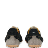 Black shoes, back view