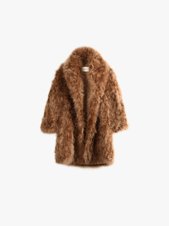 Brown jacket, front view
