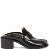 Black shoes, front view