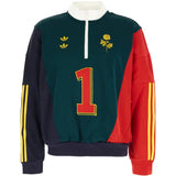Green hoodie, front view