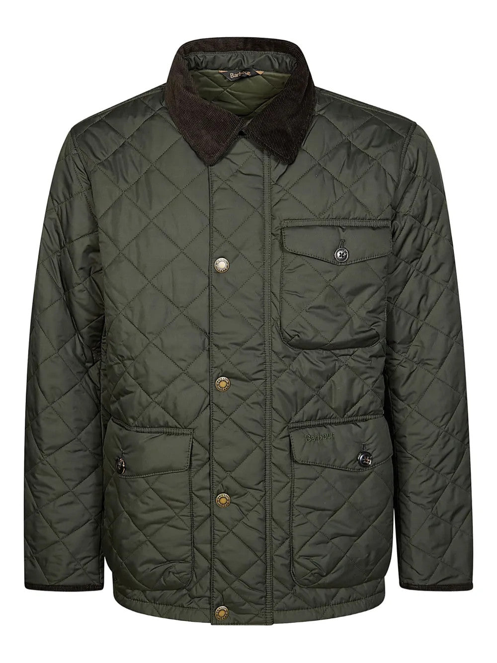 Green jacket, front view