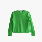 Green sweater, front view