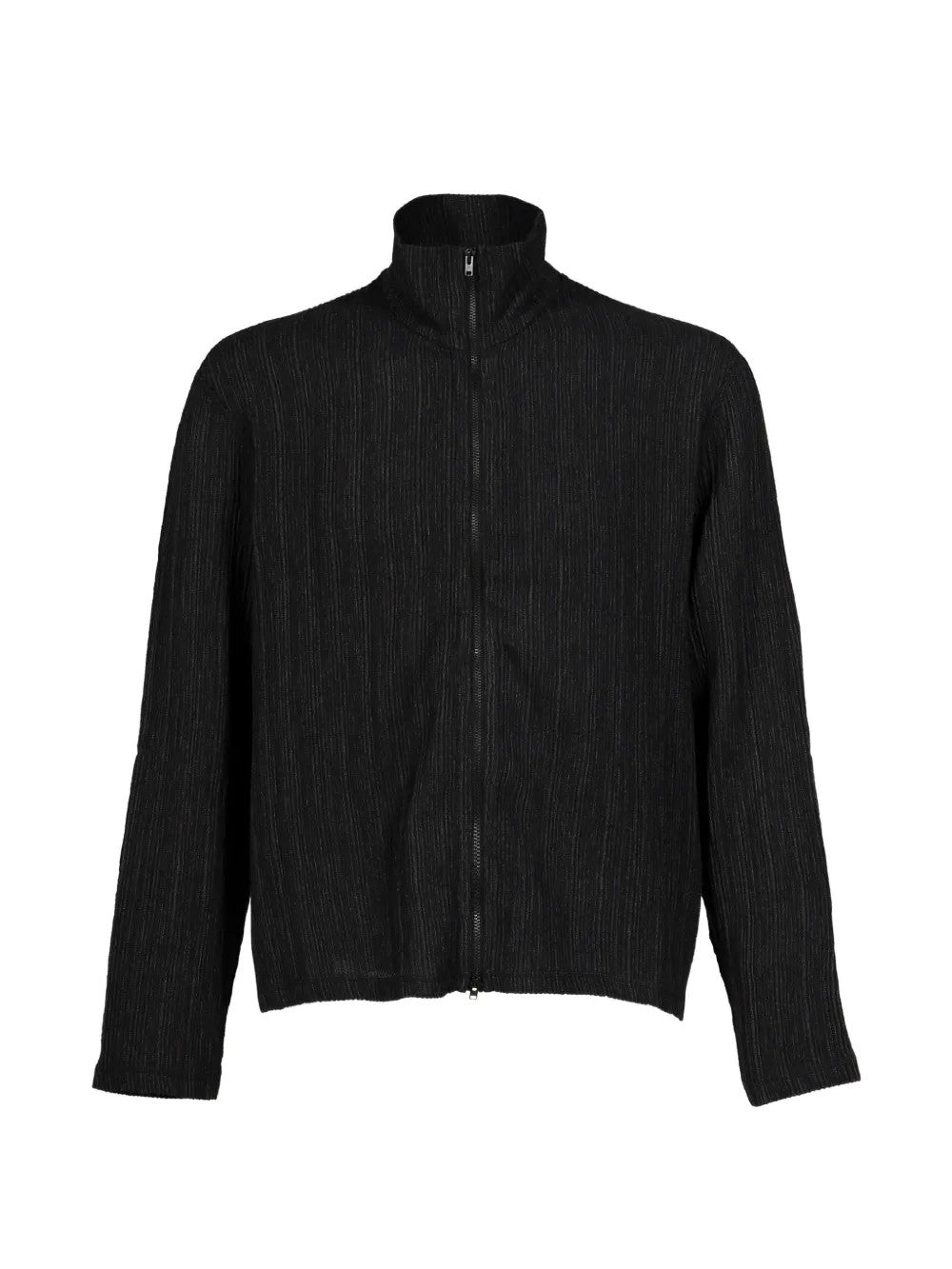 Black jacket, front view
