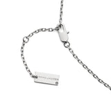 Close up of Grey jewelry, showing detail