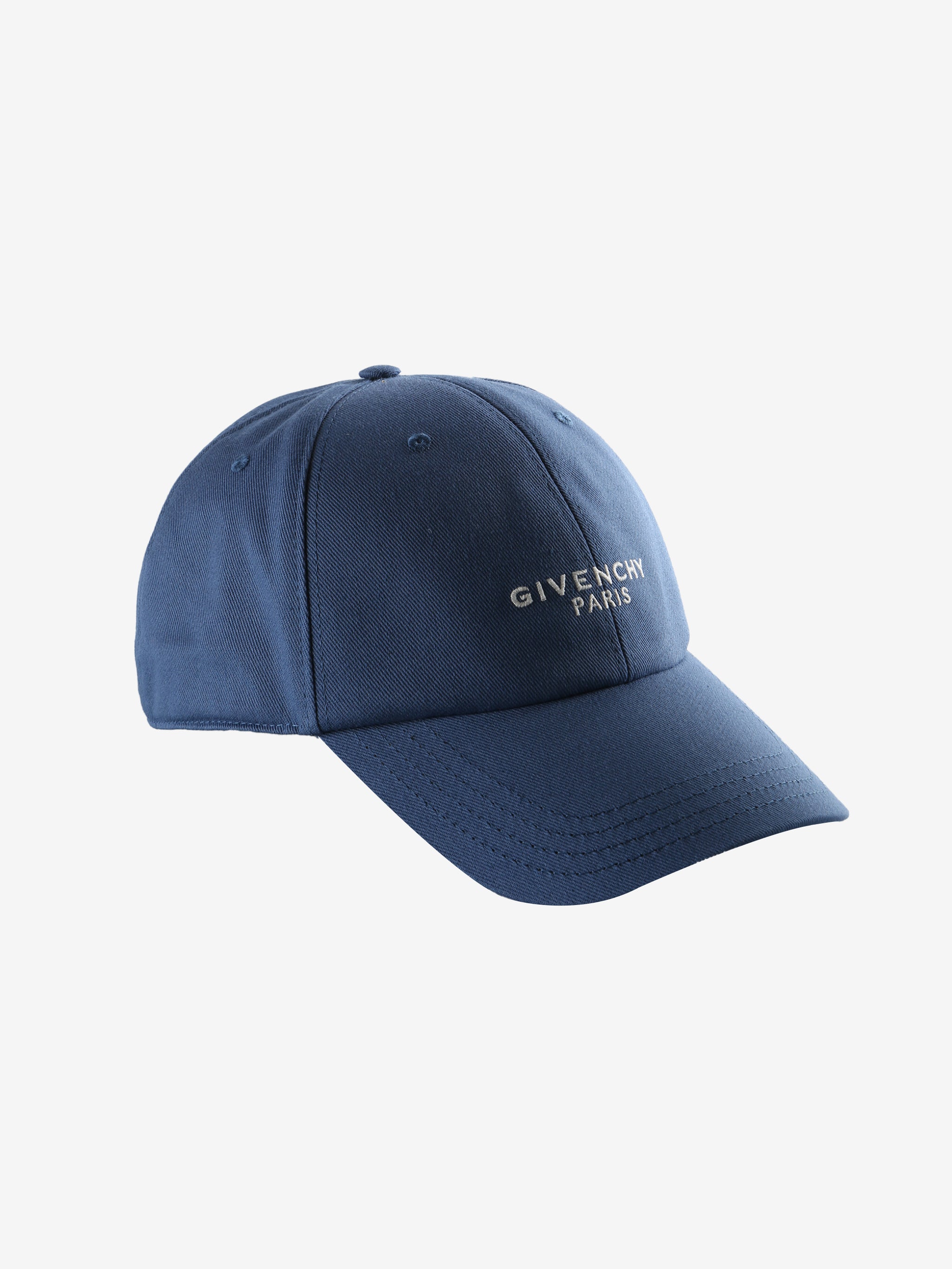 Blue hats, side view
