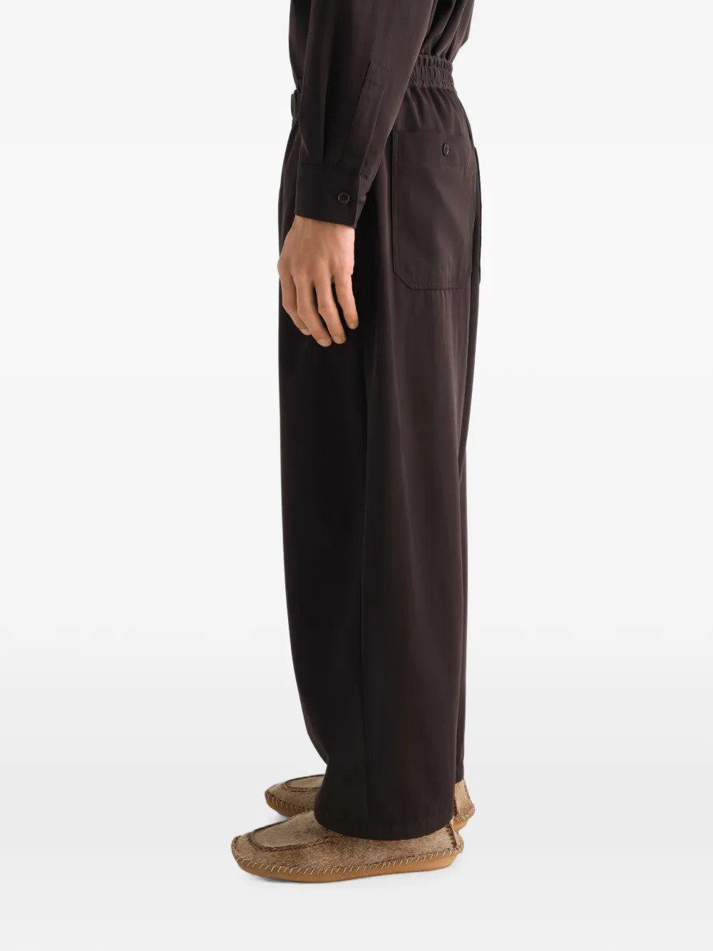 Brown pants, front view