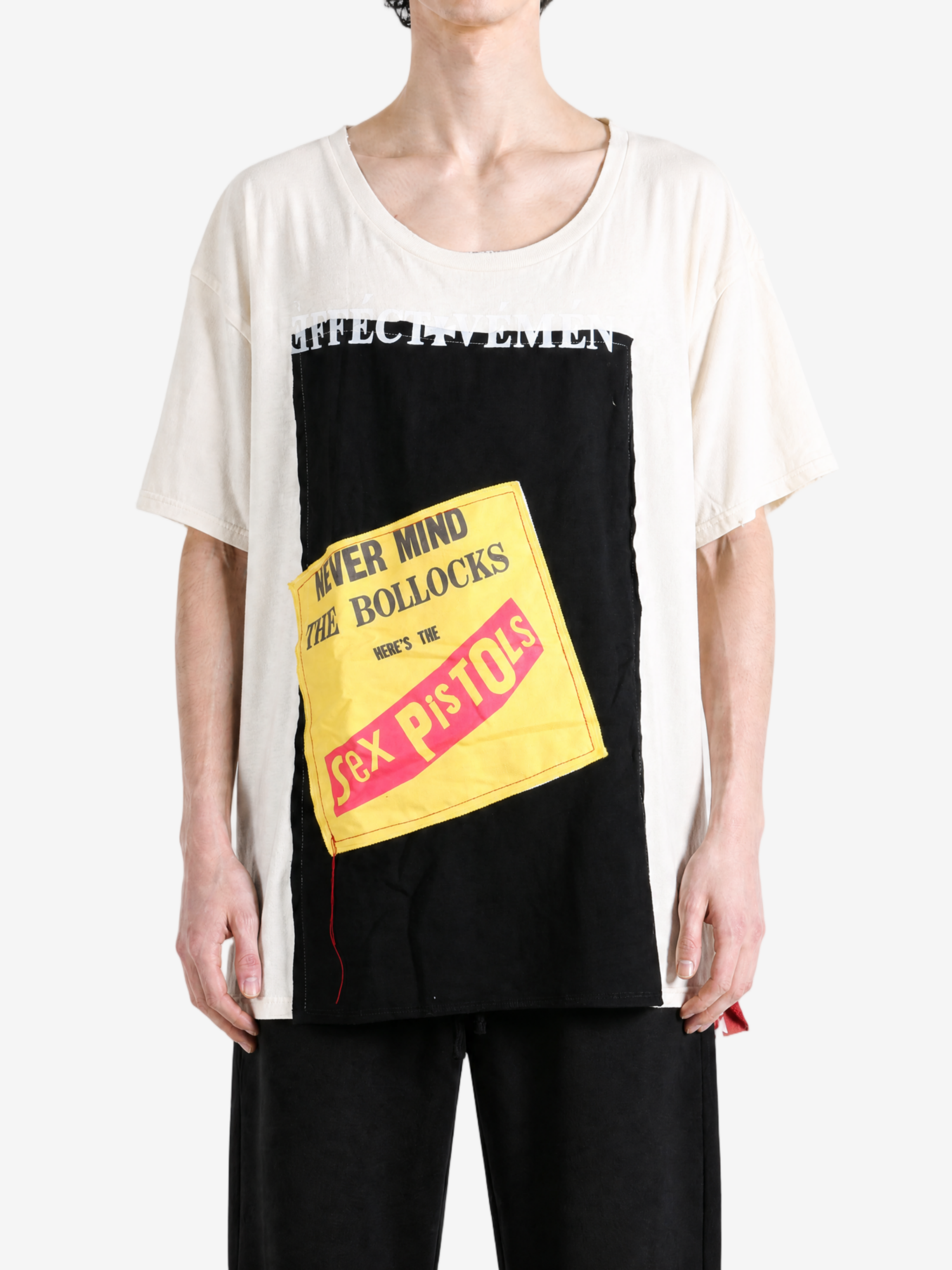 Tan t-shirt worn by a person, showing the t-shirt fit