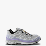 Purple shoes, side view