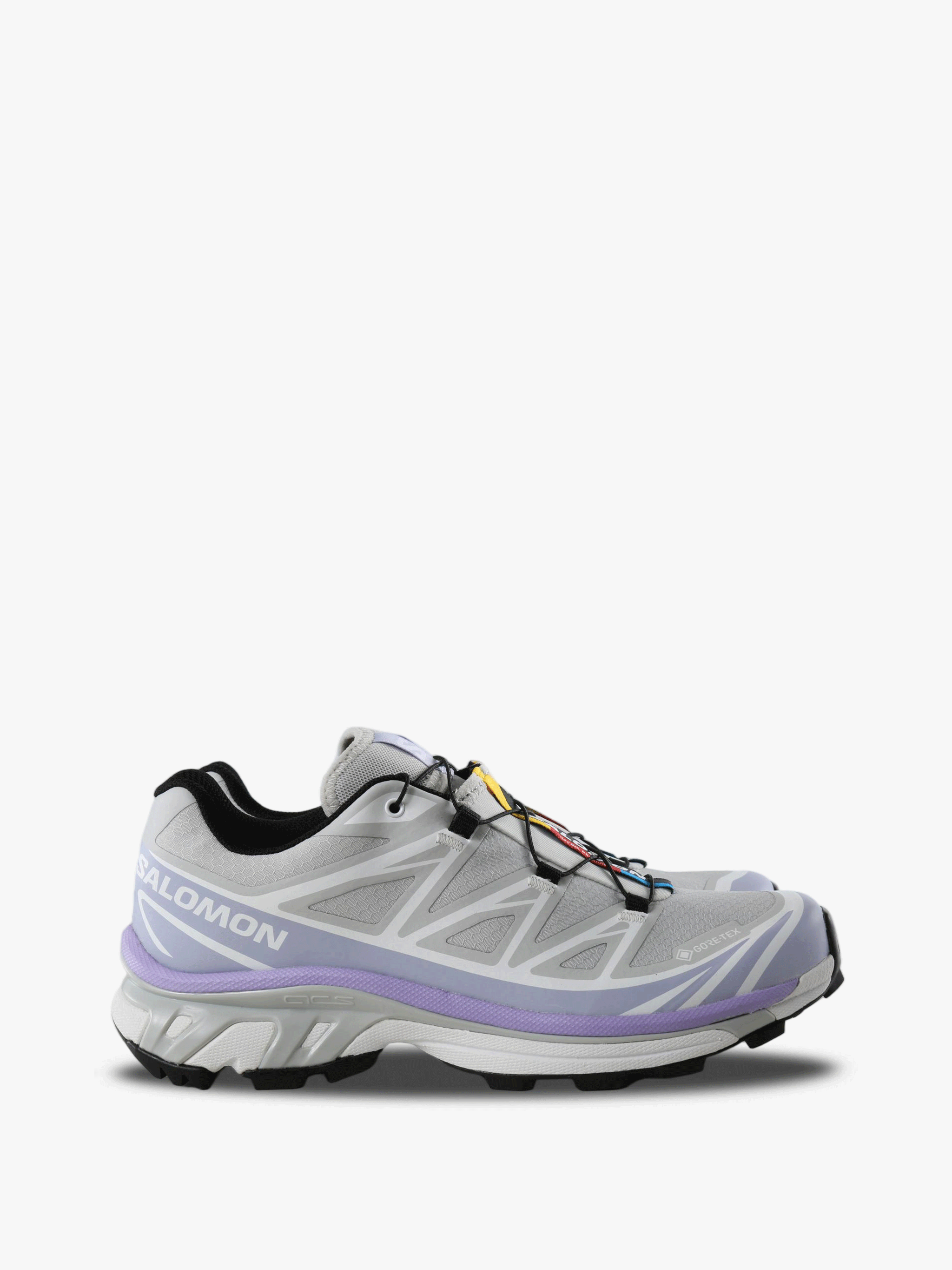 Purple shoes, side view