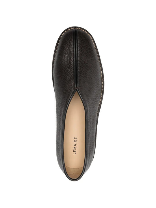 Brown sandals, front view
